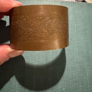 Brass cuff bracelet